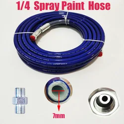 Manguera de pintura en aerosol sin aire, tubería de alta presión de 1/4-40m, Ultra suave, resistente al desgaste, 7250PSI, 0,5
