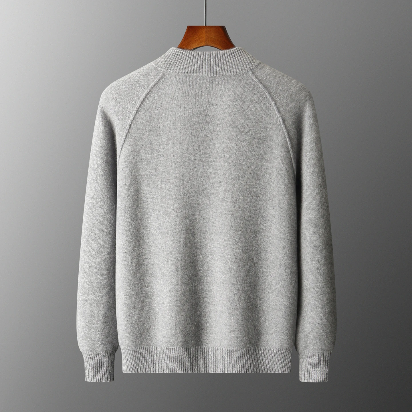 Men Jacket Sweater 100% Cashmere Zipper Cardigan Coats New Fashion Autumn Winter Thick Warm Clothes Cozy O-neck Casual Knit Tops
