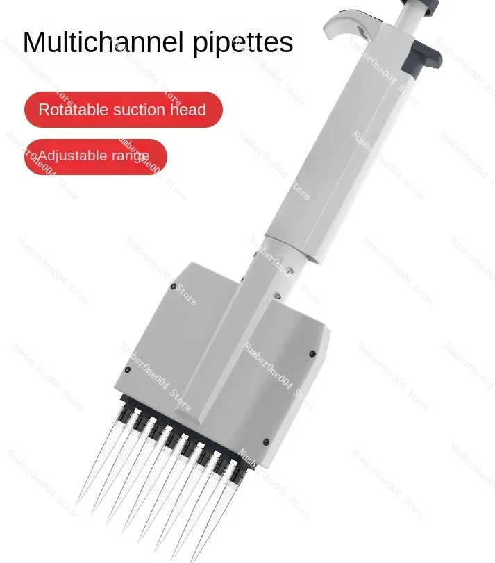 Multi-channel manual adjustable multi-channel micro 12 channel pipette