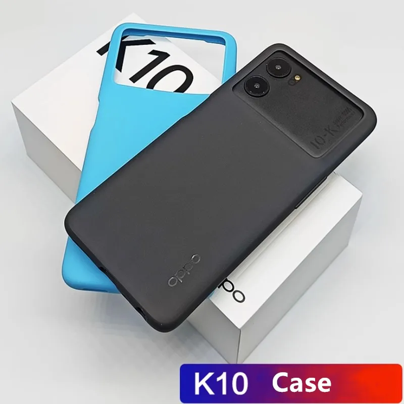 

Original Phone Case For OPPO K10 4G/K10 Pro Ultra Slim Soft Back Case Shockproof Matte Rubber Skin Cover