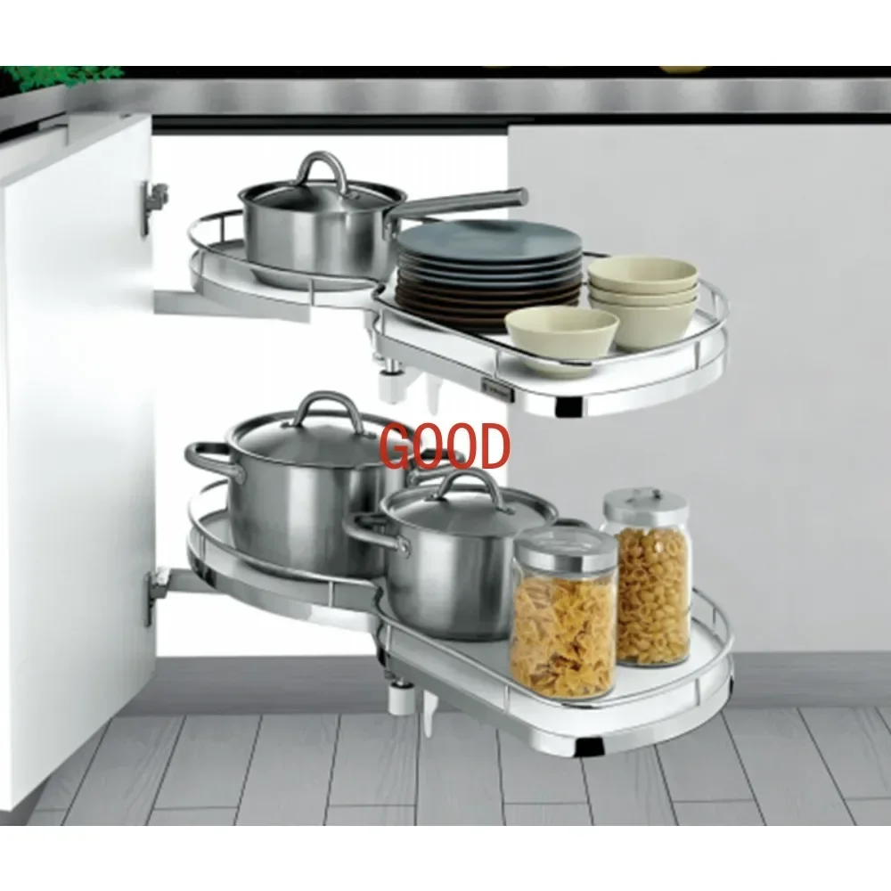 Two layer S shape tray for smart kitchen accessores design for home hot sale