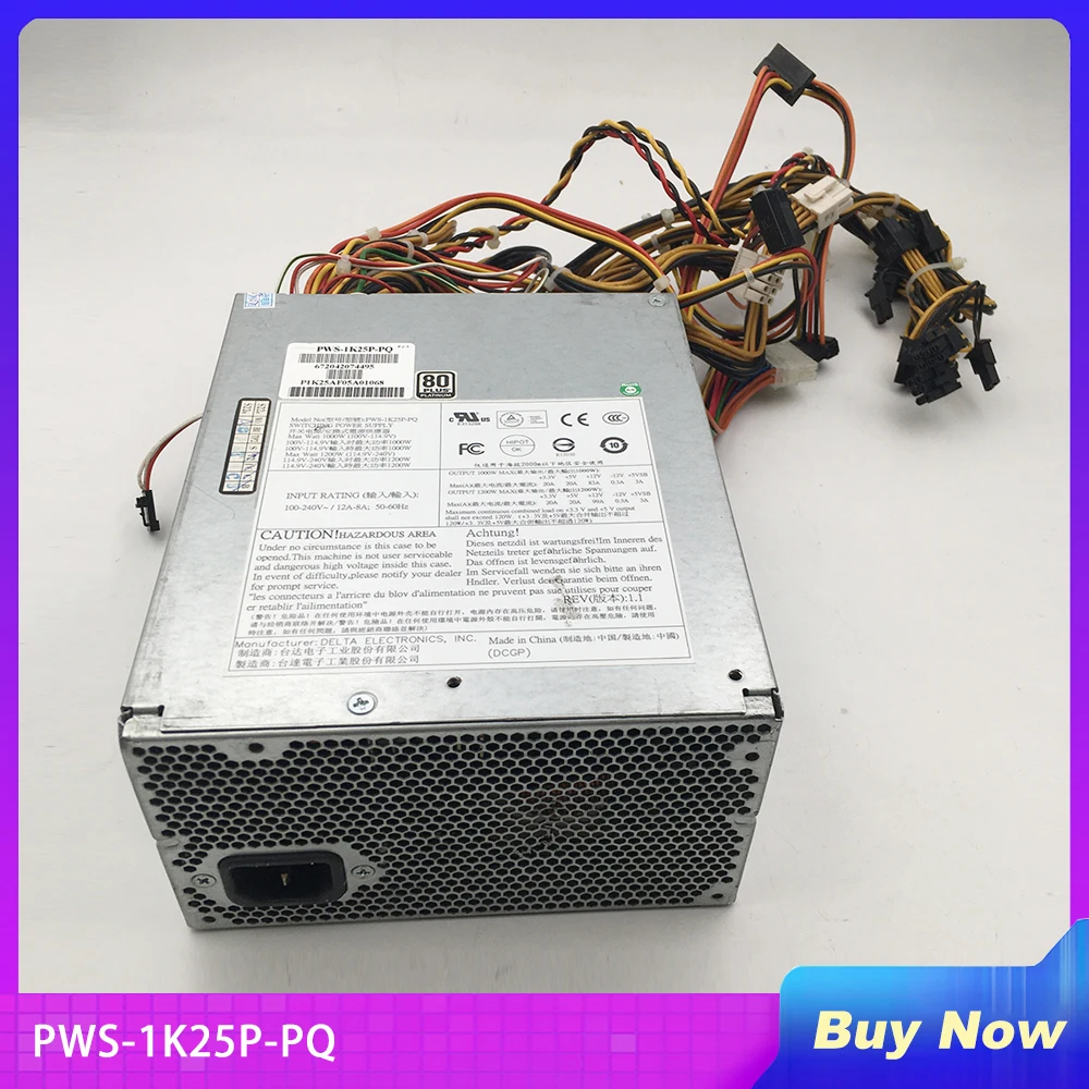 

PWS-1K25P-PQ For Supermicro Equipment Workstation Power Supply PS2 Multi-output 1200W