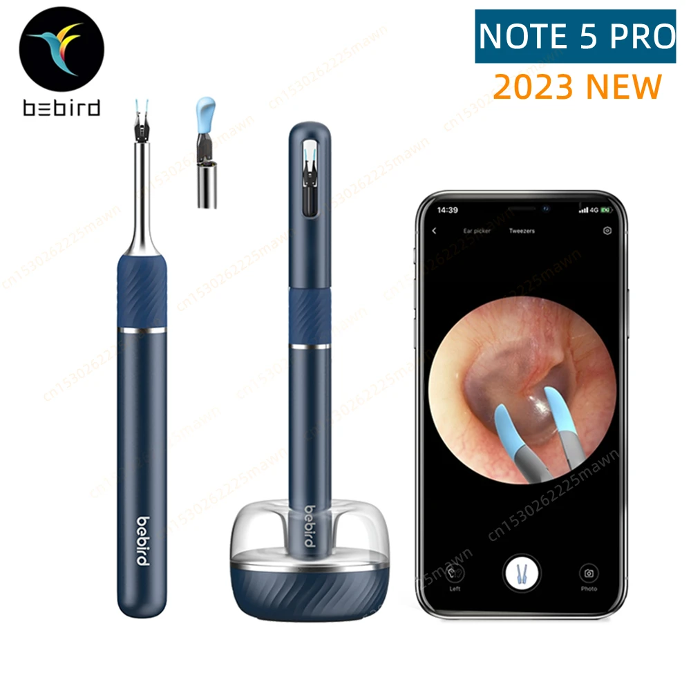 

Bebird Note5 Pro Smart Visual Ear Sticks Endoscope Tweezers High Precision Earpick Mini Camera Otoscope Health Care Ear Cleaner