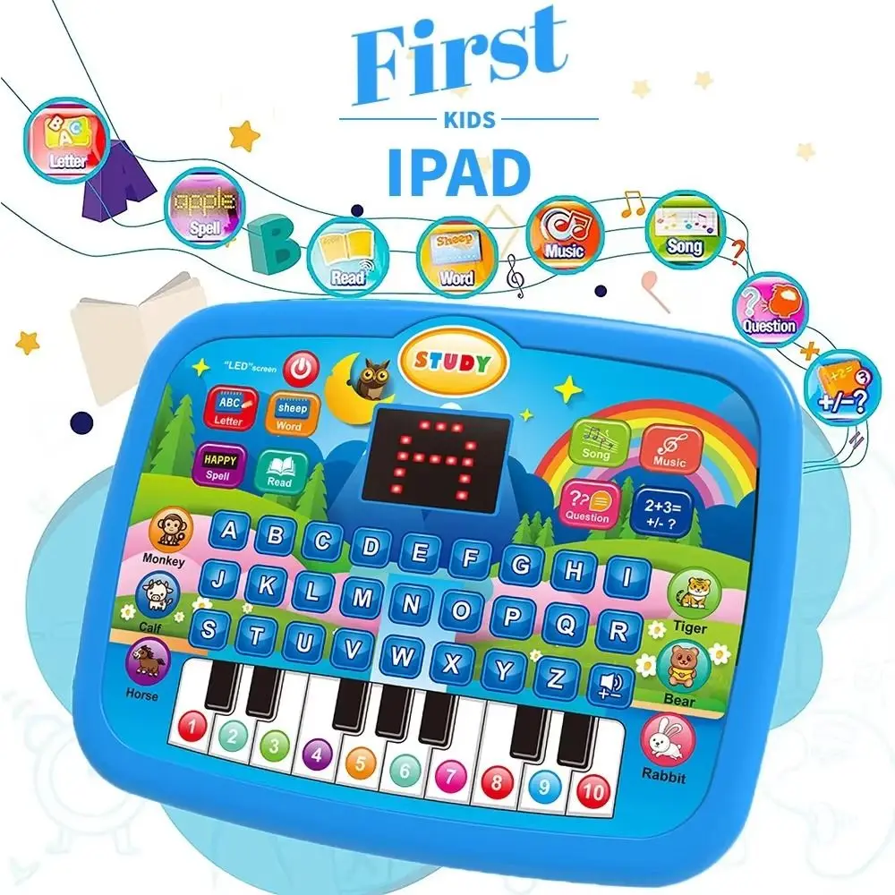 Simulation Computer Voice Point Reading Machine Cognitive Skills Preschool Language Simulation Mini Tablet Learning Pad