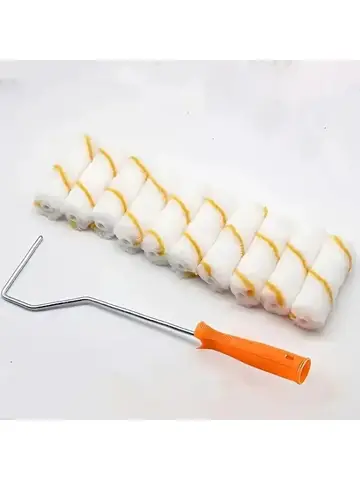 11pcs Paint Roller Kit: Get Professional-Looking Walls with 4 Inch Rollers & Covers, For Hotel/Restaurant/Commercial