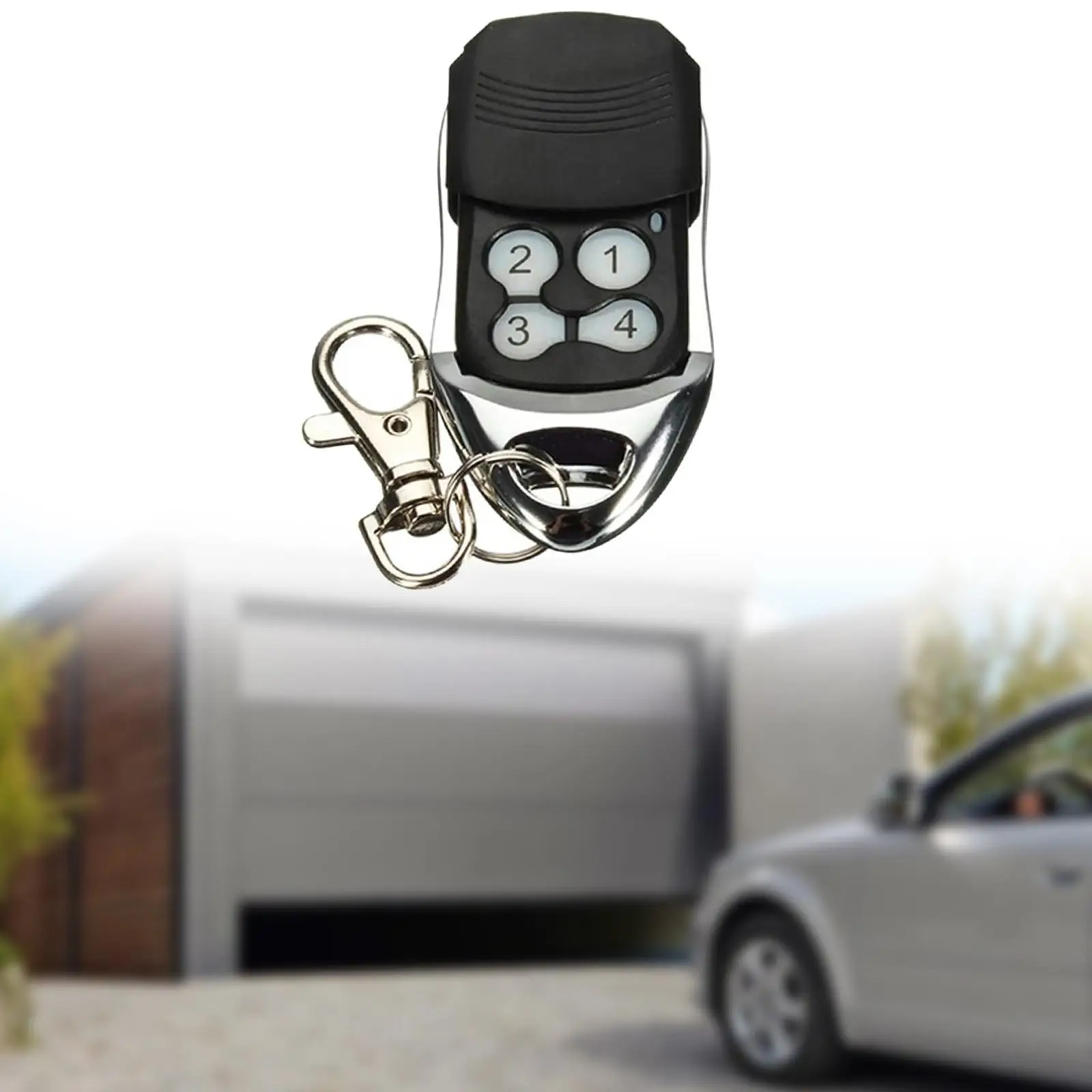 

Garage Door Remote Control Easy to Use Portable Replacement Accessories Practical 433.92MHz for Star4 Bravo2 Fido4 VIP4R Fido2