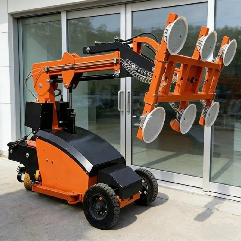 Customized 800kg All Terrain Robot Electric Suction Cup Glass Vacuum Lifter Glass Installation Robot Glass Vacuum Robot Lifte