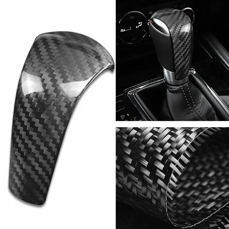 

Для Mazda 3/6 Atenza Axela 14-19 CX-3 CX-4 CX-5 CX-8 сухое углеродное волокно, крышка ручки переключения передач, накладка, аксессуары для стайлинга автомобиля, наклейка