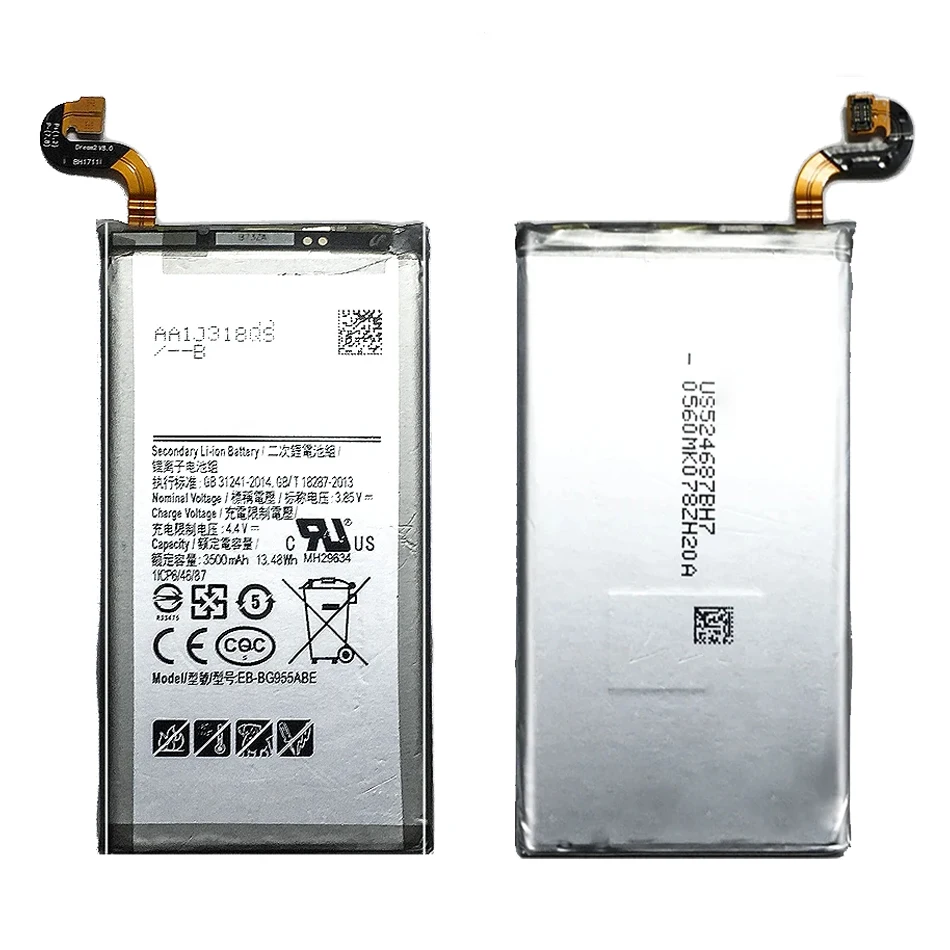 Batterie pour Samsung Galaxy S8 Plus EB-BG955ABA EB-BG955ABE G9550 S8Plus SM-G9 SM-G955 G955 3500mAh batterie de remplacement