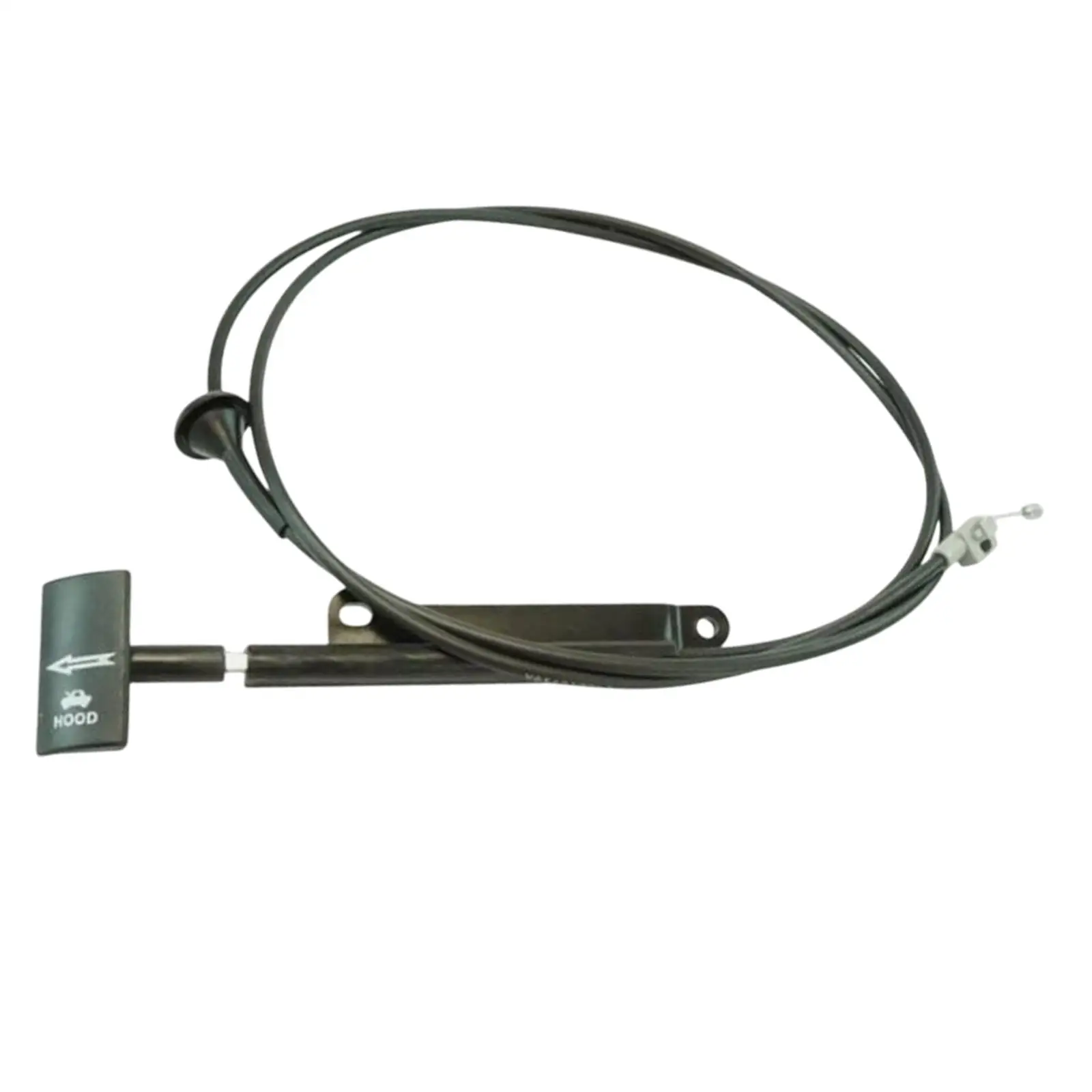 F4zz16916A Spare Parts Compatible Supplies Easy to Install Hood Release Cable Black Accessory for Ford Mustang 1994-2004