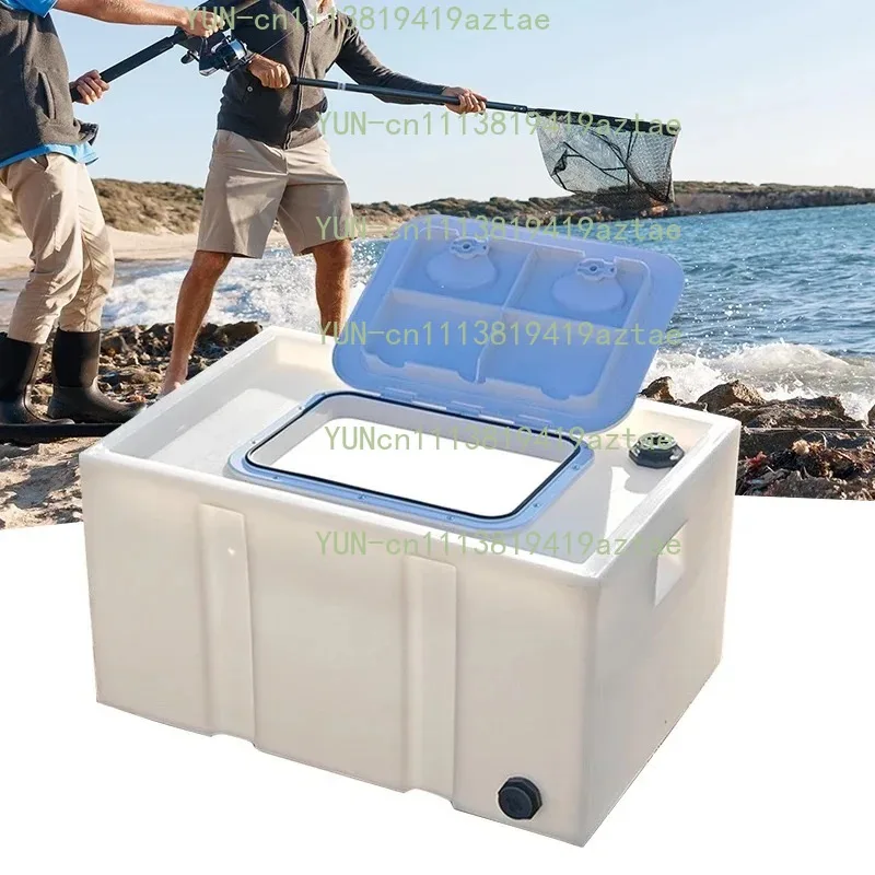 Thickened Plastic Fishing Storage Container 40L‑60L‑70L Portable Live‑Bait Transport Outdoor Fishing Gear