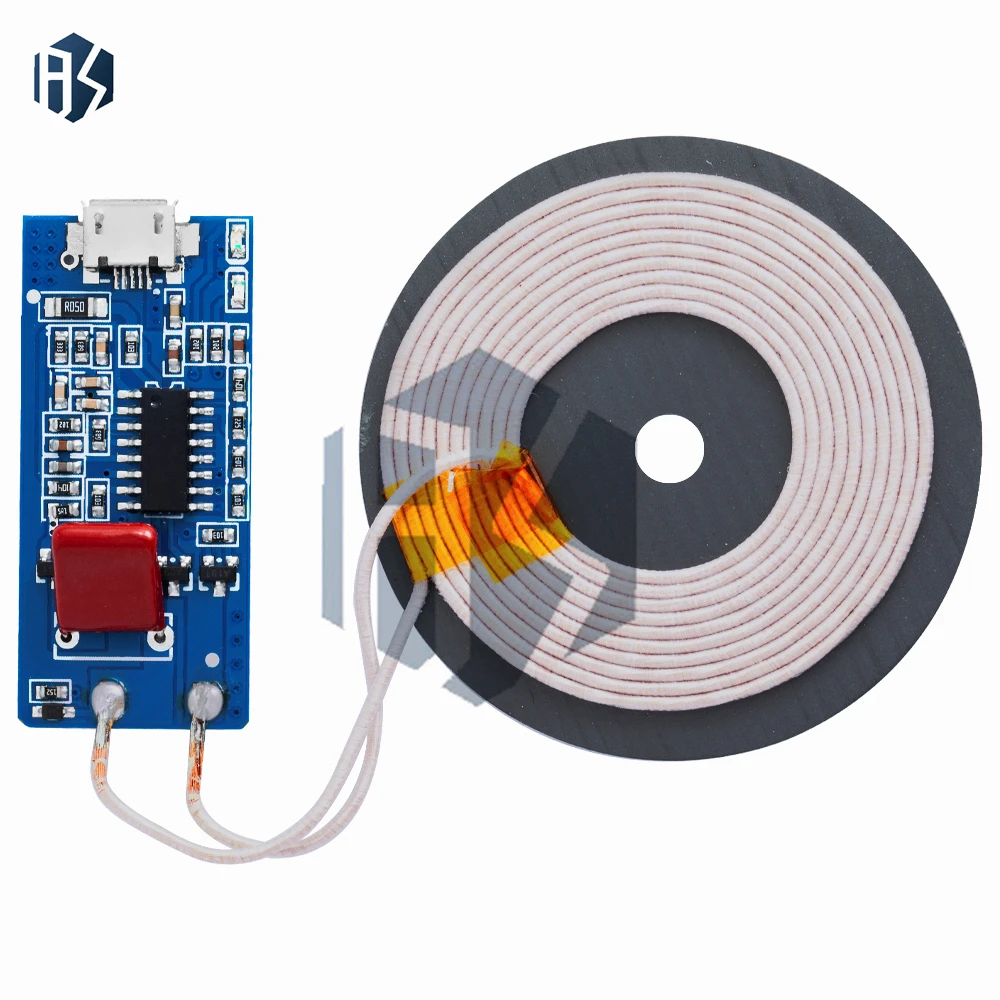 5V 1A wireless power supply/charging 5W wireless charger transmitter universal quick charge DIY Micro USB