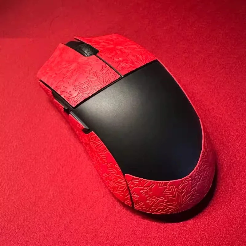 1 Set Ultraglide Mouse Anti Slip Sticker For Darmoshark M3 N3 Non-Slip Anti Sweat Tape Ultrathin Snowflake Texture