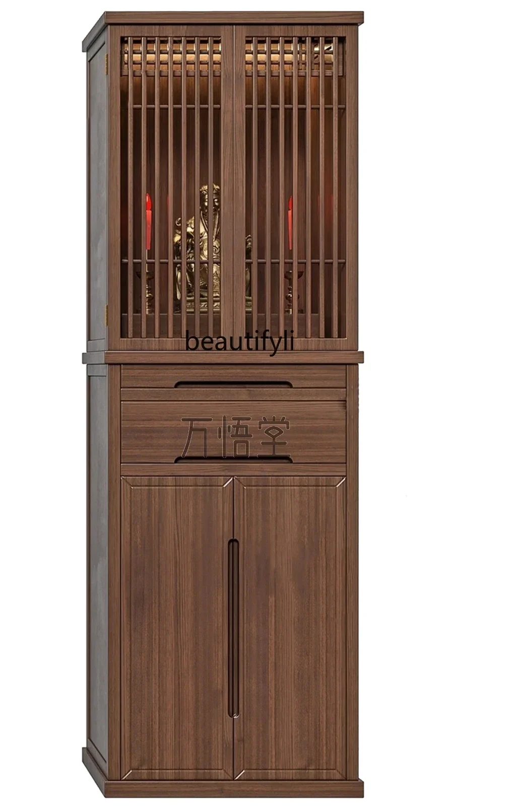 

Q181 New Chinese Buddha Niche Altar Household Buddha Cabinet Clothes Closet Simple Altar Living Room Worship Table Worship Cabi