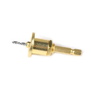 CNC Adjustable hexagonal handle cutter tools to work wood Drotter Router Bit for hole installation limit wood 8 Main Sales CNC Router Madeira - №4