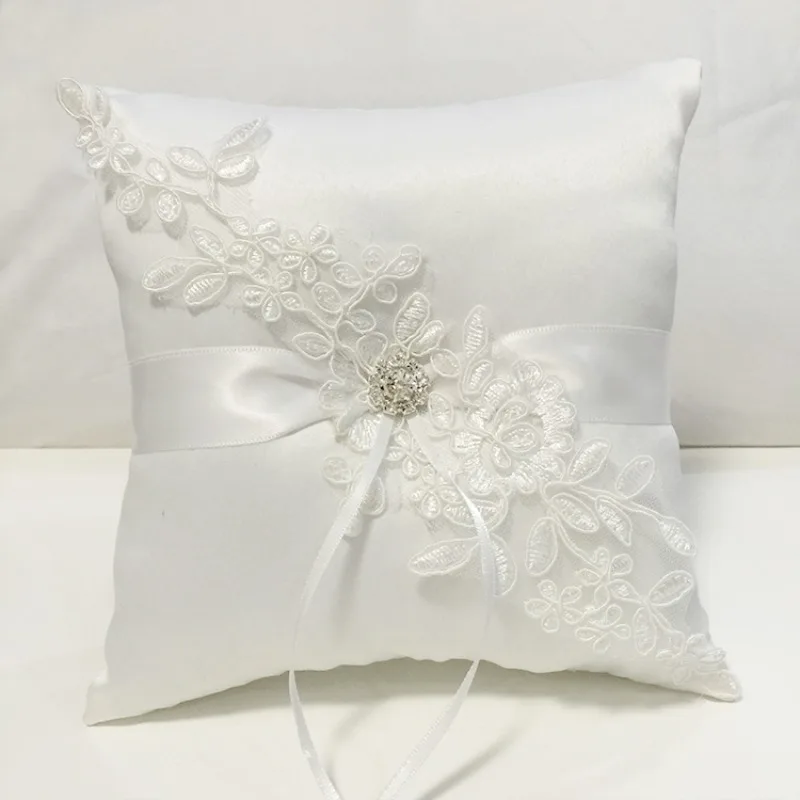 Bride Ring Pillow Bow Box Wedding Collection Set