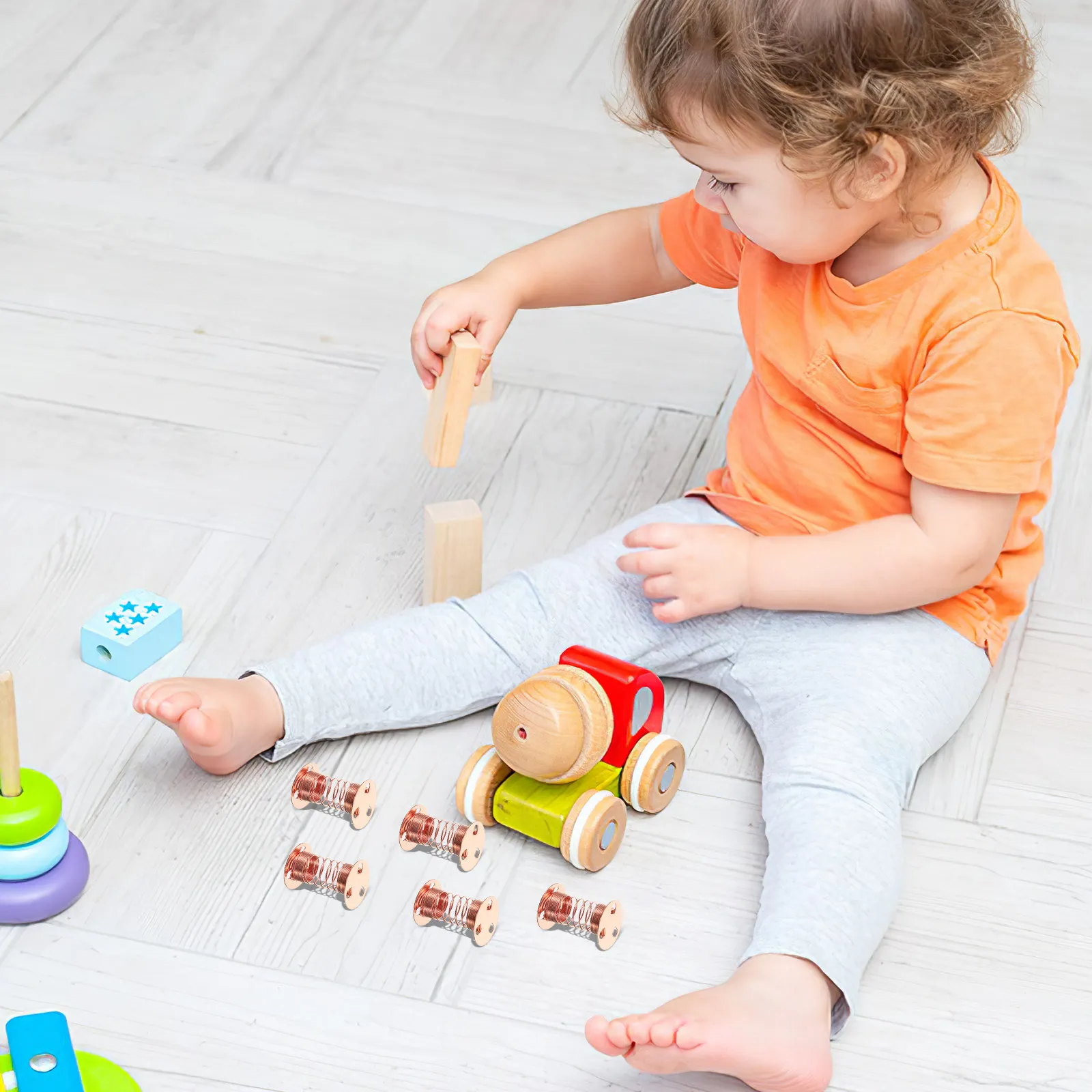 

10Pcs Spring Base Adhesive Stretchable Shaking Head Replacement for Car Dashboard Swing Head Accessory Clay Ornament