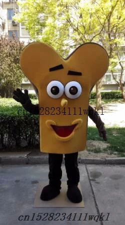 

Brown Bone Mascot Costume Custom Fancy Costume Anime Cosplay Costume Kit Mascotte Theme Character Performance Christmas Carnival