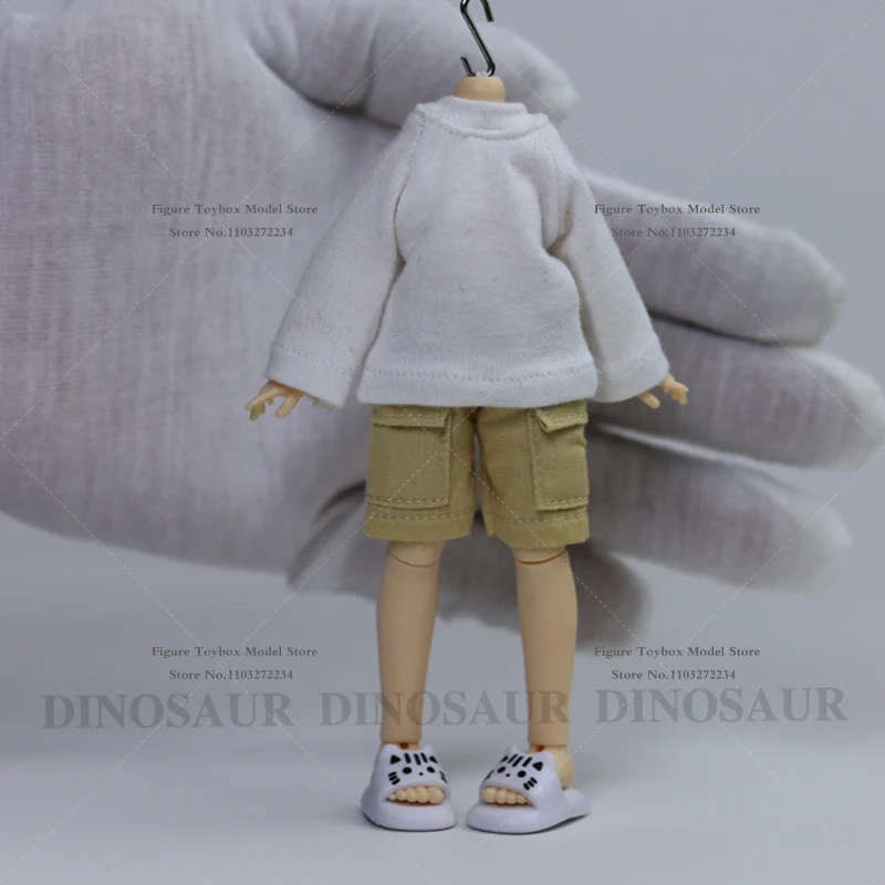 

Супердинозавр 1/12, мини-солдат, однотонные карманные дизайнерские шорты, милый аксессуар для одежды для 6 дюймов, фигурка Azone, украшение для тела