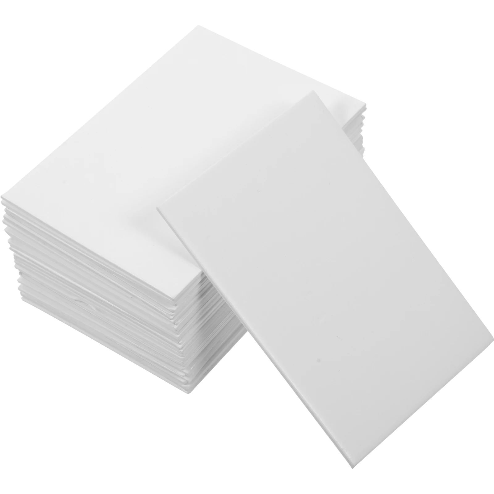 30 Pcs Game Card Protection Case Thick White Cards Paper Stock Heavy Cardstock Suitable Punching Scissors