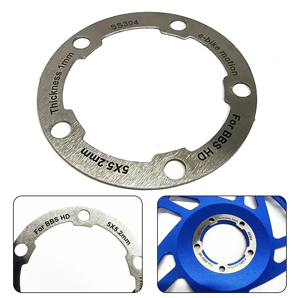 E-bike Washers Electric Bicycle 42T Chain Ring Offset Correction Spacer For BAFANG BBS01 BBS02 Gasket Cycling Parts Accessories