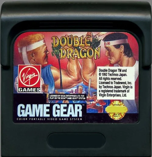 

8bit GAME GEAR cartridge : Double Dragon ( USA English Version!! ）