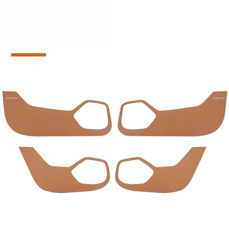 

For Lynk&Co 09 Door Anti-kick Pad Glove Box Door Panel Leather Anti-dirt Protective Pad Special Parts for Interior Modification