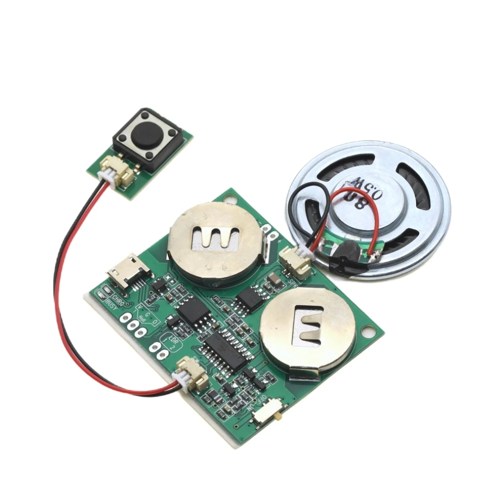 Recordable Sound Module Programmable Sound Chip For Greeting Card USB Charging Voice Board For DIY Toys Creative Gifts image 3