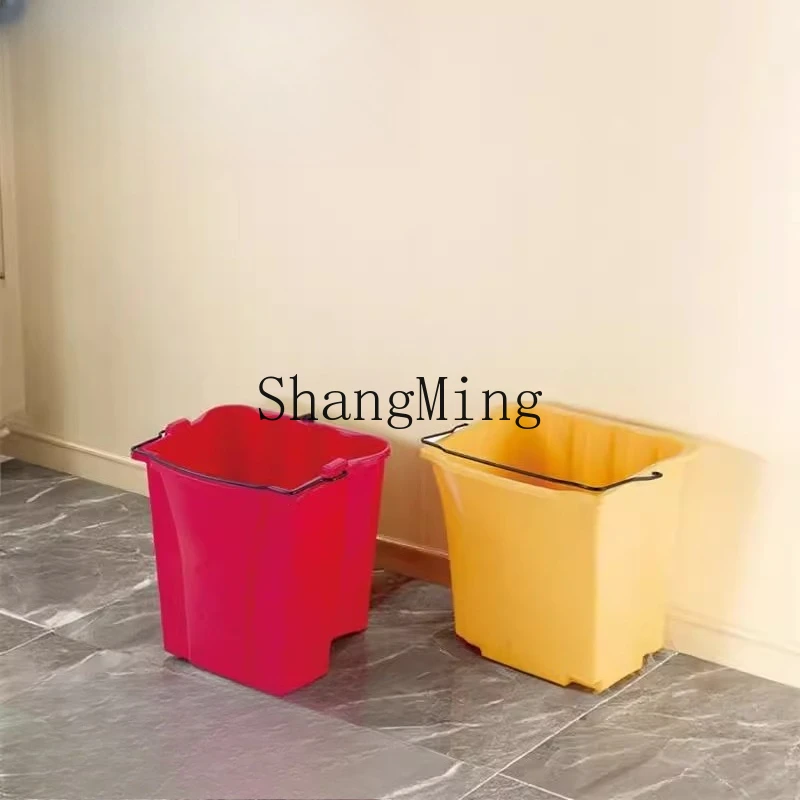 SM multi-purpose shopping mall property cleaning no hand wash water squeezer water pressure mop bucket