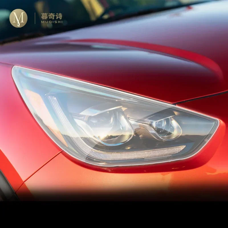 

For Kia NIRO SG2 2016-2021Car Exterior Headlight Anti-scratch TPU Protective film Anti-scratch Repair film Accessories transpare