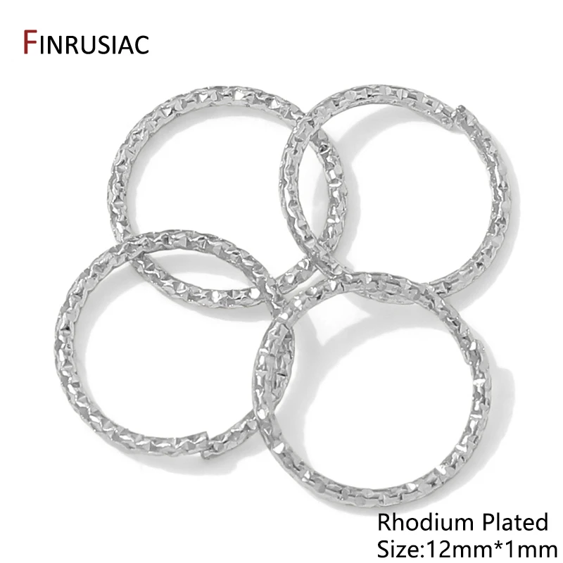 14K vergoldetes Messing, rund, gedreht, offen, geteilte Ringe, Biegeringe, Verbindungsringe für DIY-Schmuckherstellungszubehör – Detail 26