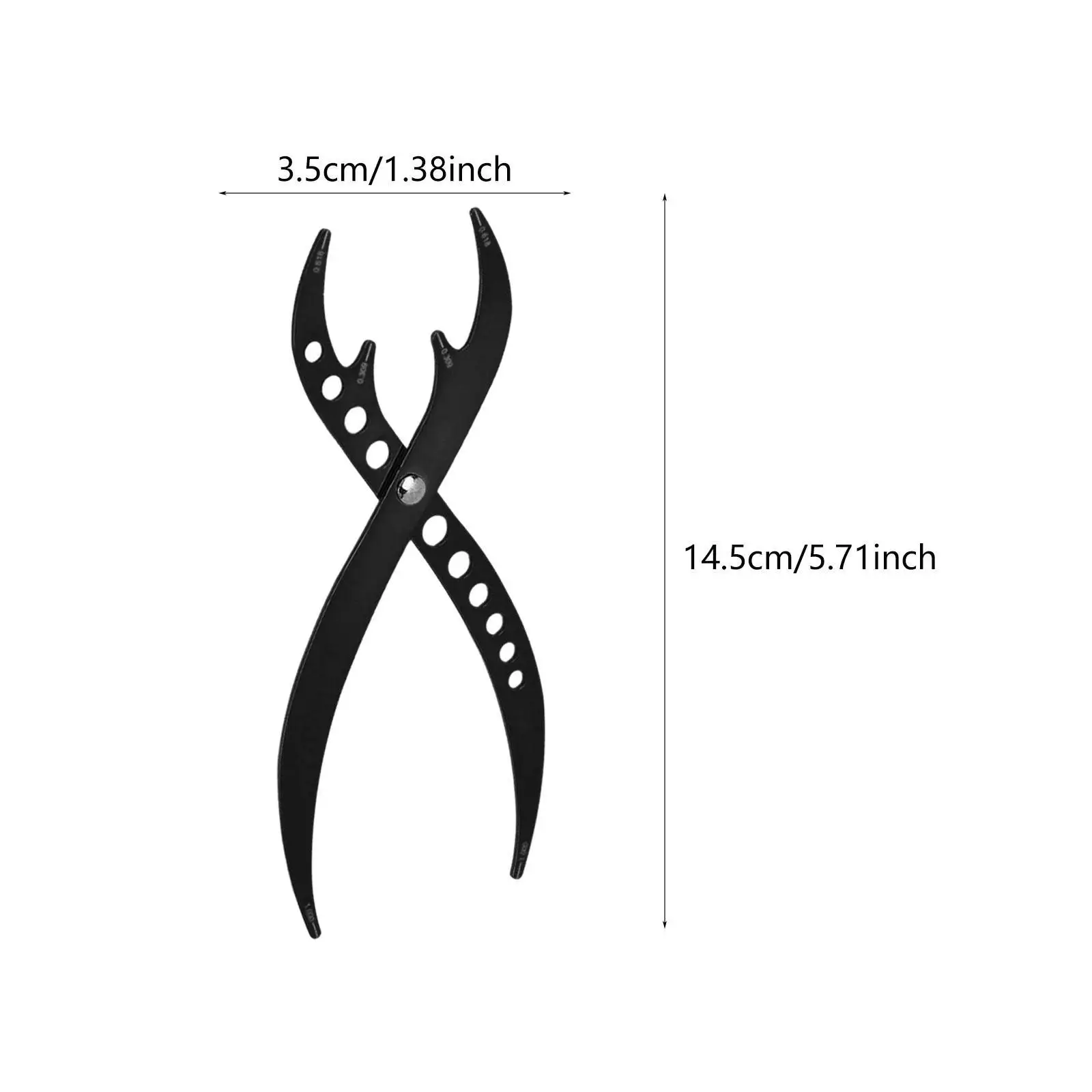 Eyebrow Stencil Ruler Draw Eyebrow Travel Size Ratio Brow Mapping Tool Quick