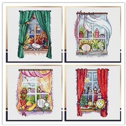 12817 Cross Stitch Kits Sets For Embroidery Cross-stitch Cross Stitch Complete Kit Stich Cross Stitch Set Needle Arts & Craft
