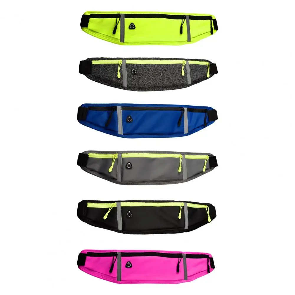 

Slim Running Belt Fanny Packs with 3 Pockets Waterproof Waist Bag Men Women Sports Phone Pouch Runners Bag Sports Accessories