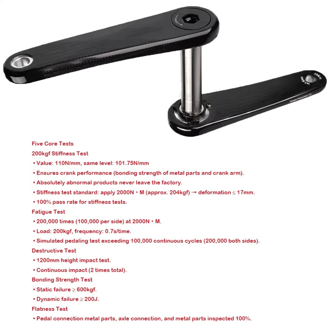 DFS Lightest 286g Carbon Fiber Crank 150/155/160/162.5/165/167.5/170/172.5/175mm Easton Spider Suitable for ROAD Gravel  Bicycle