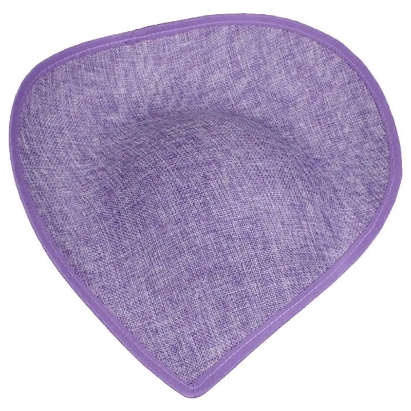 

A52E Fascinator Base Saucer Teardrop Sinamay Saucer Hat Base DIY Sinamay Hat Base