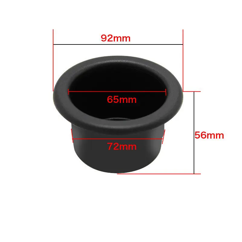 Universal Cup Water Drink Holder Recessed For RV Car Marine Boat Trailer Couch Golf Cart Sofa Table RV Modification Supplies