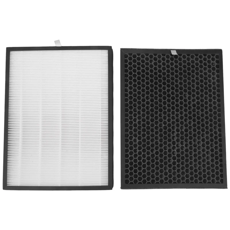 Y19A FY1413/40 Active Carbon&FY1410/40 Hepa Replacement Filter for Philips Air Purifier Serie,Replace AC1214/1215/1217 AC2729