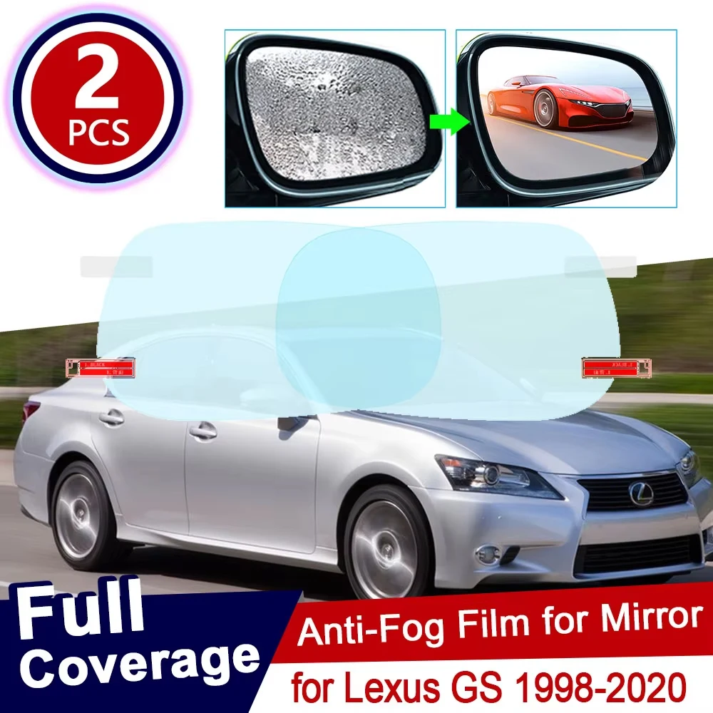 

for Lexus GS 1998-2020 GS300 GS400 GS430 GS450h GS200t Rearview Mirror Protective Anti Fog Films Accessories Waterproof F Sport
