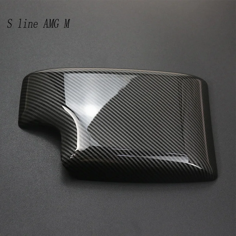 Car styling For BMW 3 Series E46 1998-2004 Carbon fiber Center Console Stowing Tidying Armrest box protect sticker cover Trim
