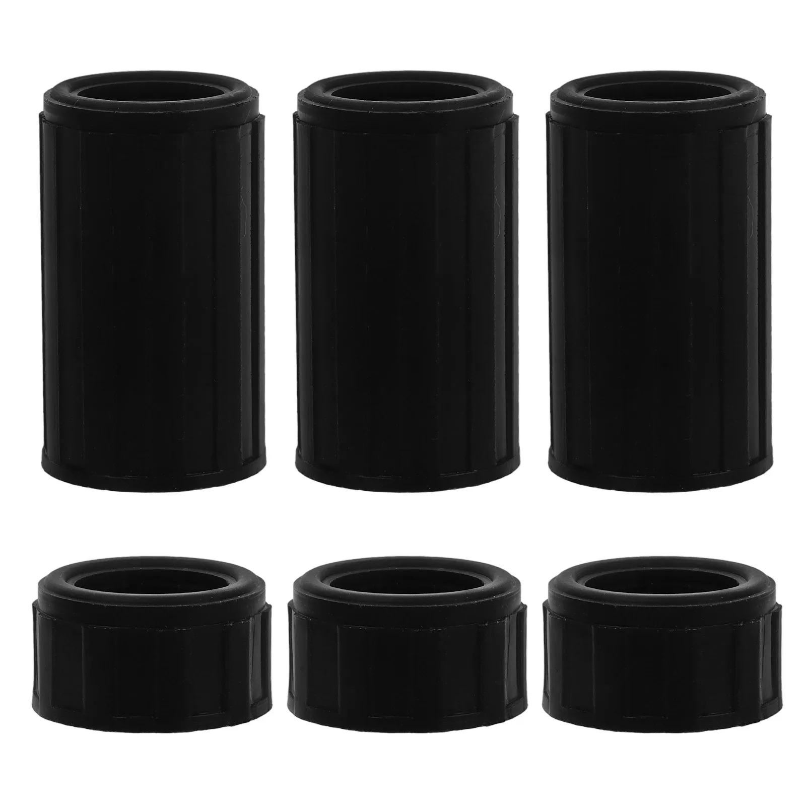 

3 set Flute Protective Cover Black Plastic Interface Sleeve Lightweight Durable Universal Fits Musical Instruments