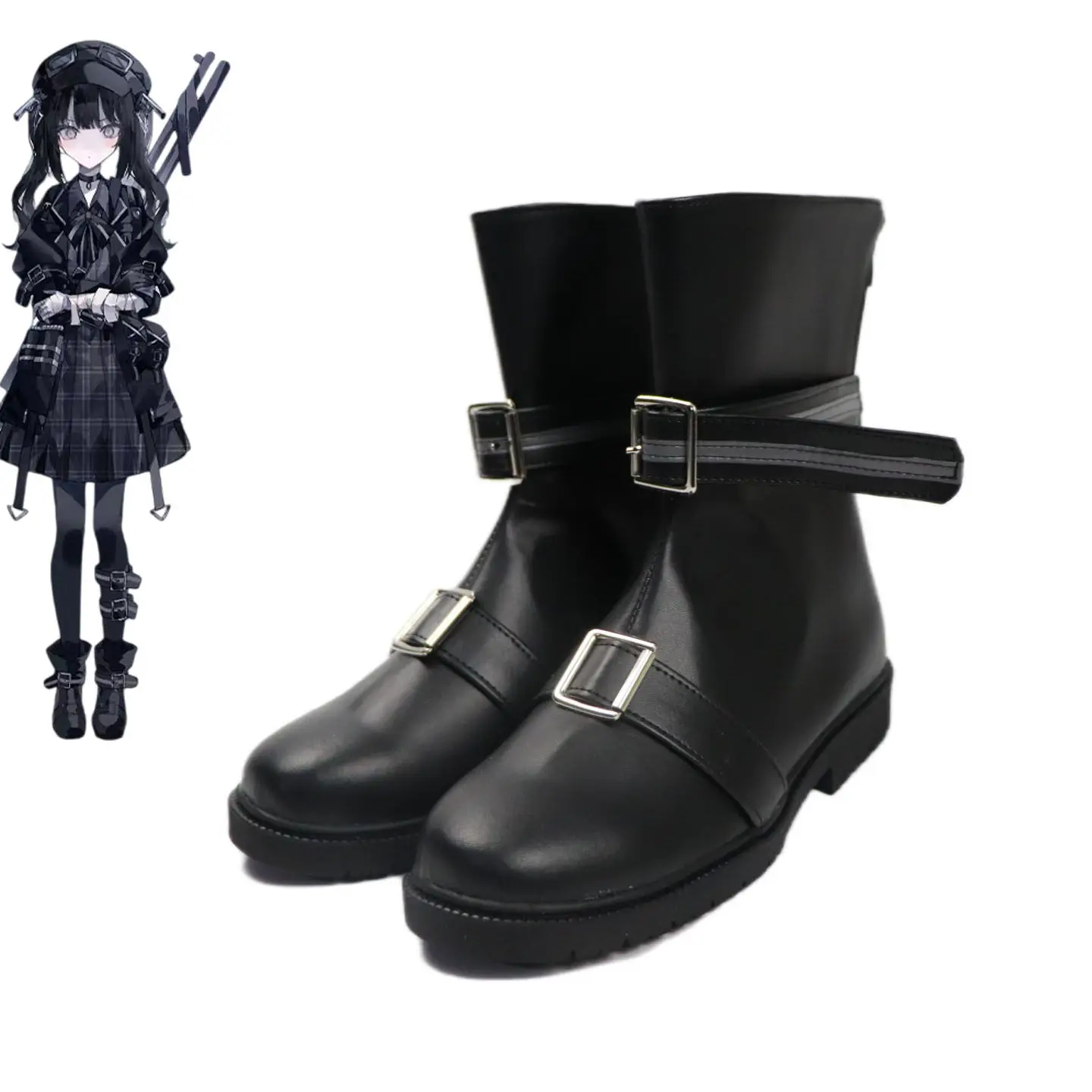 마법 소녀 마녀 재판 쿠로베 나노카 코스프레 의상 신발 수제 만화 부츠
