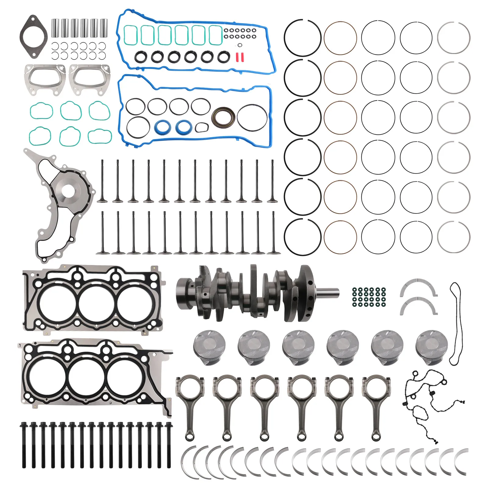 

Engine Overhaul Rebuild Repair Kit For 2011-16 Jeep Dodge Chrysler RAM 3.6L V6