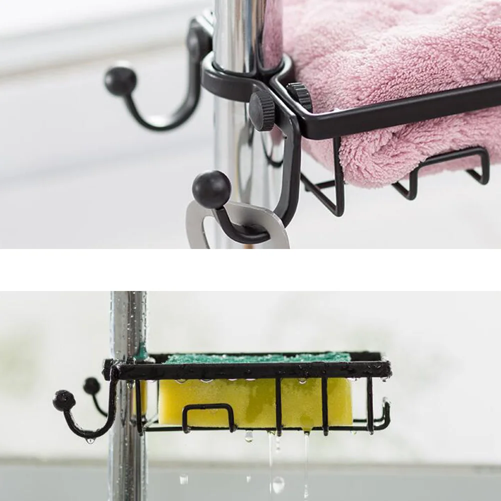 

over Sink Shelf Kitchen Accessory Sponge Tray Organizer Rack Sponges Drain Holder