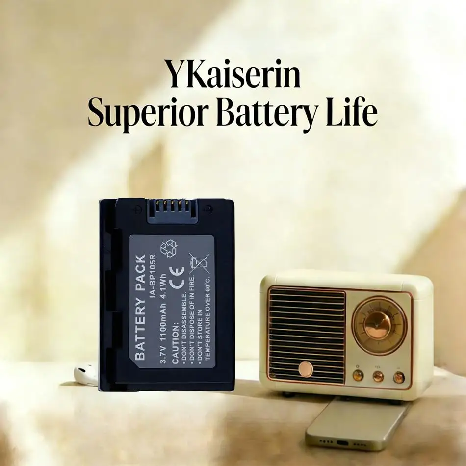 

Аккумулятор для камеры 1100 мАч для Samsung Hmx-F80 F90 Hmx-F800 Hmx-G304, высокая совместимость, IA-BP105R, надежная замена