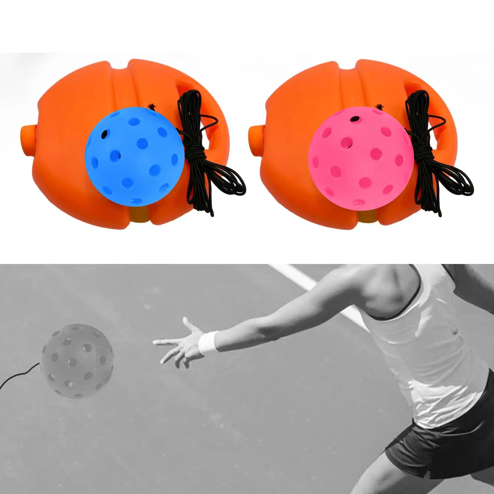 Pickleball trainer, pickleball accessories, pickleball ball with cord, practical