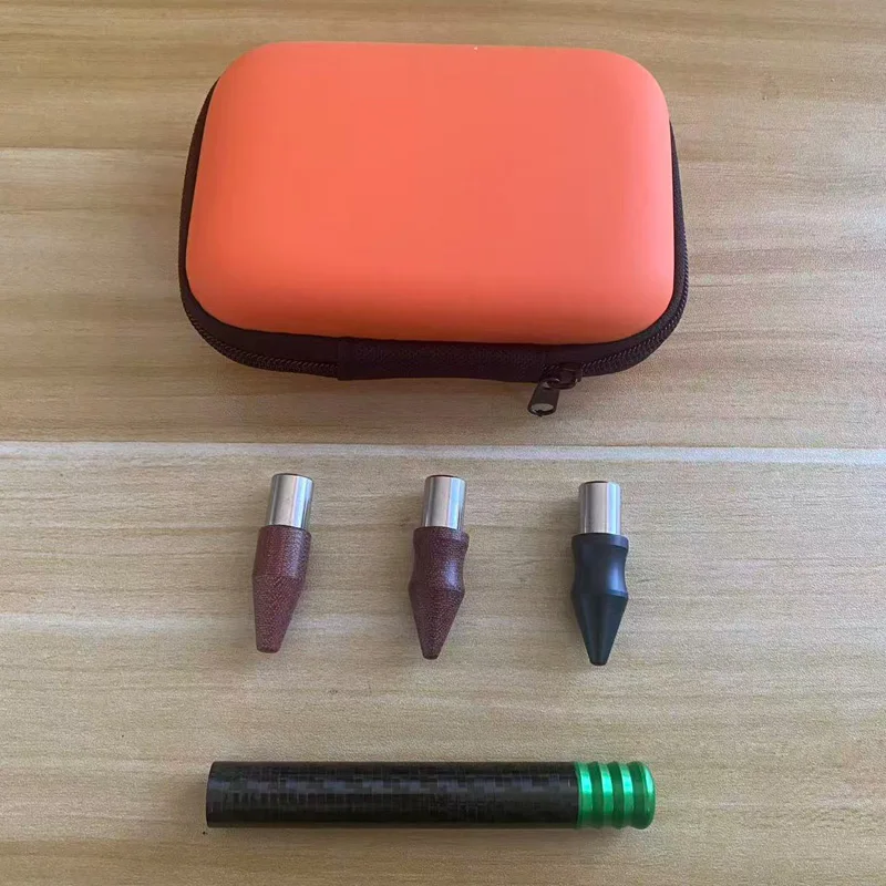 Magnetic Car Dent Repair Pen Carbon Fiber Tap Down Pen With PEEK Bakelite Tips Paintless Dent Removal Knockdown Tool 3