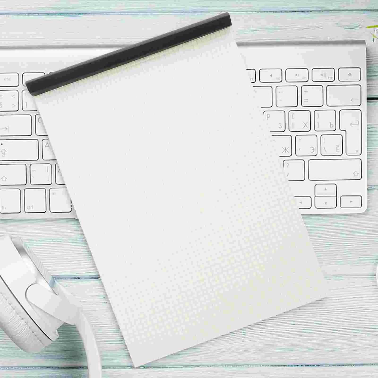 Cuaderno de 3 libros, Bloc de notas de papel cuadriculado, suministros de oficina, notas blancas para viajes de estudiantes