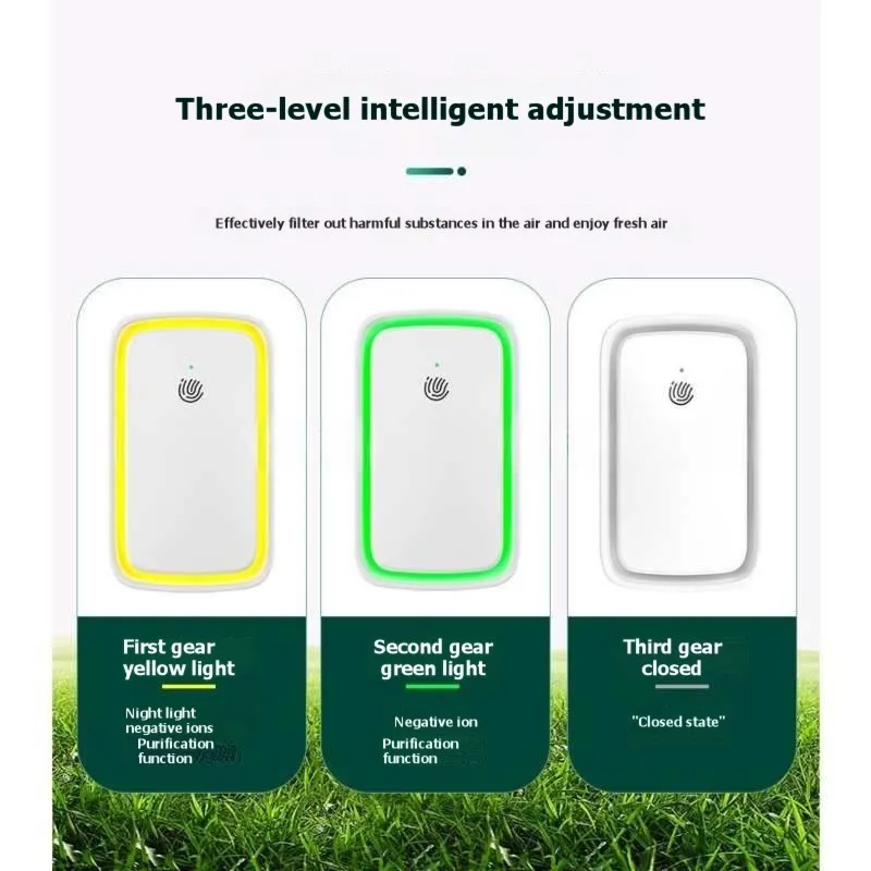 

【ПОСЛЕДНИЙ ШАНС】Белый очиститель воздуха с вилкой стандарта ЕС - многофункциональный, с технологией отрицательных ионов, для дома - устранение запахов, дыма, PM2.5