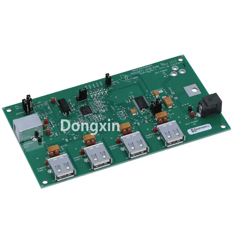 TI original genuine product TPS2071EVM-159 —TPS207x Evaluation Module Bus-powered input voltage range (BP), 0 to 100 mA/port, 4.